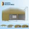 GustoWave 10'x20' Portable Pop-Up Canopy Tent with 4 Sidewalls for Outdoor Events, Camping - 3 of 4