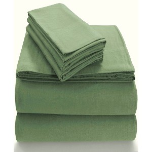 Extra Deep Pocket Solid Sheet Set - Tribeca Living - 1 of 2