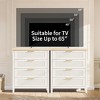 Fluted 4 Drawers Dresser,4 Chest of Dressers, Closet Drawers with Metal Handle, Large Clothes Storage Cabinet for Bedroom, Nursery, Living Room - 2 of 4