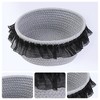REGALWOVEN Odorless Cotton Rope Handcrafted Compact Size Multiple Use Open Storage Bins 1 Pc - 2 of 4