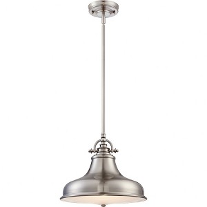 Quoizel Lighting Emery 1 - Light Pendant in  Brushed Nickel - 1 of 4