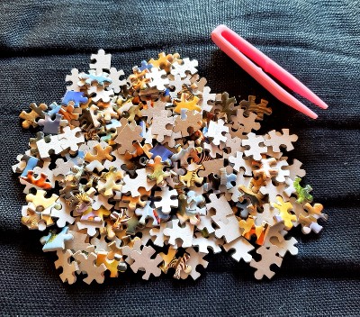thumbnail image 2 of World's Smallest Jigsaw Puzzle - African Oasis 234 Piece Mini Puzzle 2 of 11