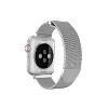 Posh Tech Infinity Mesh Stainless Steel Band for Apple Watch - Bright Silver -  40/41/42mm - 2 of 3