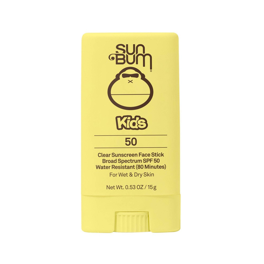 Photos - Sun Skin Care Sun Bum Kids' Clear Sunscreen Face Stick - SPF 50 - 0.53oz