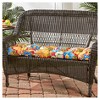 Kensington Garden 17"x44" Outdoor Bench Cushion - 2 of 4