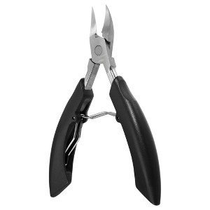 Unique Bargains Stainless Steel Toe Nail Clippers 5.12"x3.15" 1 Pc with 1 Protective Case - 1 of 4