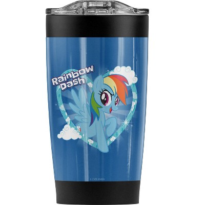 My Little Pony Tv Rainbow Dash Steel Tumbler 20oz Coffee Travel Mug