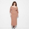 Women's Long Sleeve ButterBliss Maxi Bodycon Dress - Wild Fable™ - 2 of 3