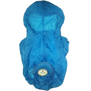Pet Life (R) Ultimate Waterproof Thunder-Paw Adjustable Zippered Folding Travel Dog Raincoat - 1 of 4