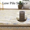 Modern Abstract Area Rug with Non Slip Backing Low Pile Ultra Soft Floor Carpet Non Shedding Stain Resistant Rug for Living Room, Bedroom Dining Room - 4 of 4