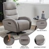 Coolbibila Fabric Power Recliner Chair,Dual Motor 270° Swivel Power Recliner Chair,Power Recliner Chair With USB And Type-C Charging Ports - 2 of 4