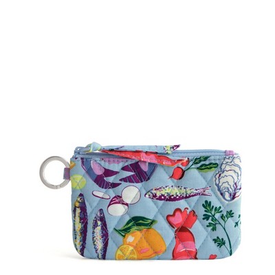 Vera Bradley Women's Outlet Cotton Zip ID Case