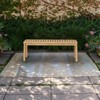 Busaurus 52" Solid Wood Shoe Bench for Entryway, Bedroom, or Hallway ¨C Modern Design Storage Bench for Foyer, Closet, Front Door, Living Room - 2 of 4