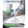 HTUTWOO Charging Station, Magnetic Wireless Charger, 5 in 1 Fast Mag-Safe Wireless Charger Stand for iPhone, Apple Watch and Airpods - 2 of 4