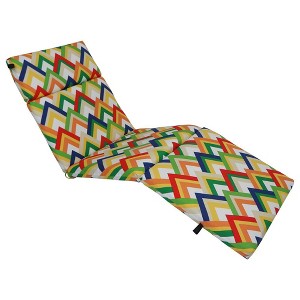 Blazing Needles, 72-inch by 24-inch Polyester Outdoor Chaise Lounge Cushion - 1 of 1