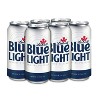Labatt Blue Light Canadian Pilsener Beer - 6pk/16 fl oz Cans - 2 of 4