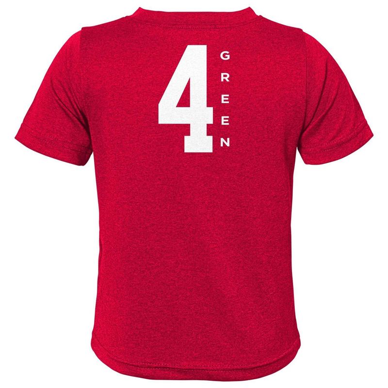 NBA Houston Rockets Youth Green Performance T-Shirt, 3 of 4