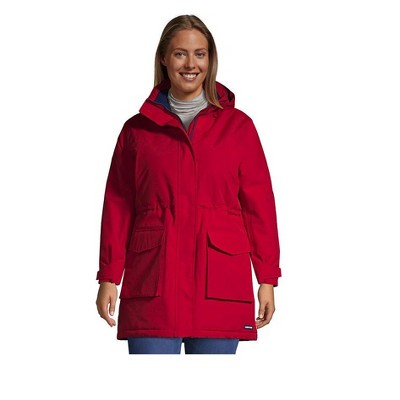 lands end plus size womens coats