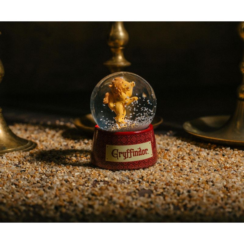 Silver Buffalo Harry Potter House Gryffindor Collectible Snow Globe | 2.5 Inches Tall, 3 of 9