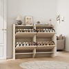 Acekool Flip Drawer Shoe Cabinet with Adjustable Shelves, Hidden Shoe Organizer for Entryway - 4 of 4