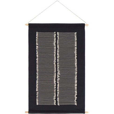 Mark Day Lassing 36 h X 24 w Modern Black Wall Tapestries Target