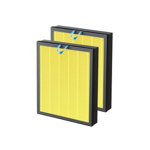 Nispira Vital 200S Pet Allegy 2-In-1 True HEPA Filter Replacement for Levoit Air Purifier Part Vital 200S-RF-PA LRF-V201-YUS, 2 Packs - 1 of 4