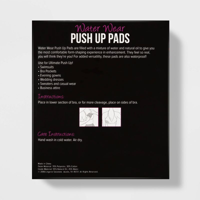 Fashion Forms Women's Water Wear Push-Up Pads, 3 of 5