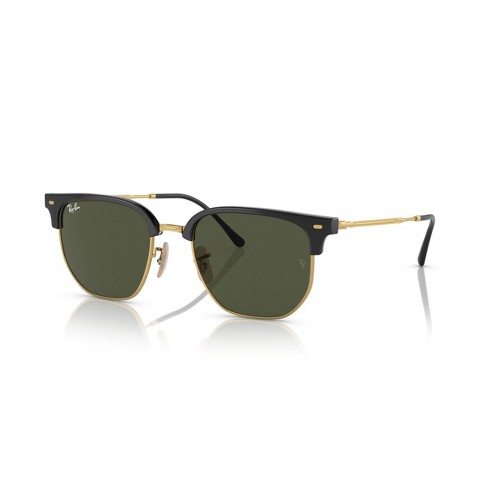 Ray-ban Rb4416 51mm Clubmaster Adult Irregular Sunglasses Green Lens ...