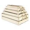 Cheung's Kinsley Set of 5 Slatted Wood Crates - 4 of 4