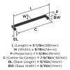 Amerock Balon Pull for Cabinets, Drawers, and Furniture - 3 of 4