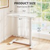 JIONJOY Adjustable Overbed Table - Electric Height & Tilt, Mobile Laptop Desk with Locking Wheels for Hospital/Bed/Sofa, 33lb Capacity - 2 of 2