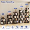 Aheaplus 6-tier Bookshelf for Home Office, 360 Rotating, Corner Bookcase - 3 of 4