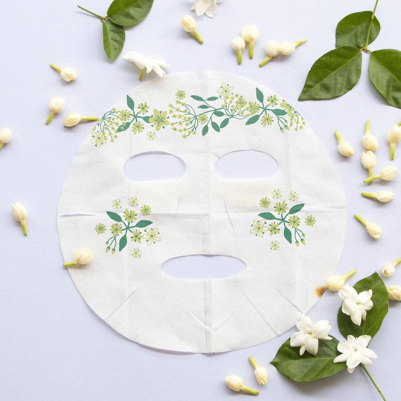 Facetory Dream Garden Elderflower Rejuvenating and Illuminating Sheet Mask - 1.8 fl oz, 4 of 8