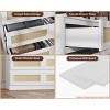 47 Inch Rattan Dresser for Bedroom, 8 Drawer Dressers & Chests of Drawers, Modern Wood Dresser for Closet, TV Stand, Nursery, Hallway - 3 of 4