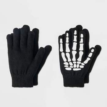 Kids\' 3pk All One Knit Target & Gloves Jack™ Fits Black - : Size Cat
