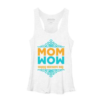Shaded skat Fordeling Men's Design By Humans Happy Mother's Day Mom Wow By Tmsarts Tank Top -  White - Large : Target