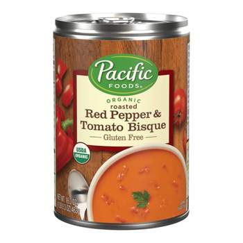 Pacific Foods Organic Gluten Free Vegetarian Roasted Red Pepper & Tomato Bisque - 16.3oz