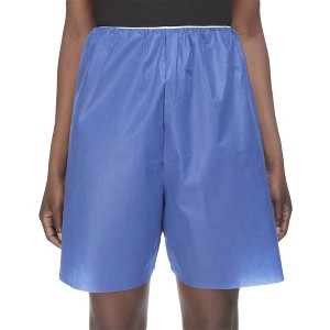 McKesson Adult Disposable Exam Shorts Blue Medium 25 Ct - 1 of 3