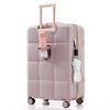Luggage Set with USB Port & Cup Holder, Spinner Wheels for Travel, 3-Piece Set 20/24/28 Inch – Cuddlewood - 2 of 4