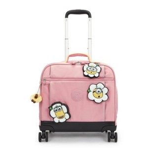 ベッツィ✖︎ドットミニヨンのカバン♡ピンクガーベラ Kipling Minions New Storia 4-Wheeled Rolling Luggage : Target