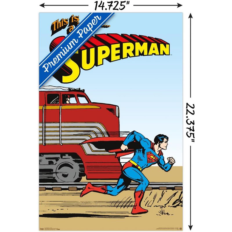 Trends International DC Comics - Superman - VIntage Unframed Wall Poster Prints, 3 of 7