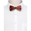 INSPIRE CHIC Men's Velvet Adjustable Pre-Tied Bow Tie - 4 of 4