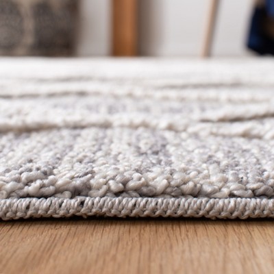 Ivory Kenya Hand-Knotted Pure Wool Textured Area Rug