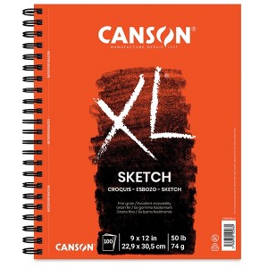 Canson XL Series Sketch Pad, Side Wire Binding, 100 Sheet, 9x12 inch, 1 Count - 1 of 2