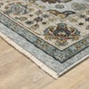 Arya Traditional Medallions Indoor Area Rug Light Blue/Beige - Captiv8e Designs - 3 of 4