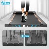 BestParts Treadmill, Under Desk Electric Treadmill with LED Display and Remote Control, 2.5HP Quiet Motor, Suitable for Home Office Use, Black - 3 of 4