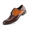 Gino Vitale | Men's Handcrafted Genuine Leather Brogue Contrast Dress Shoe - 2 of 4