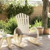 vidaXL Rocking Adirondack Chair Solid Wood Fir - 3 of 4