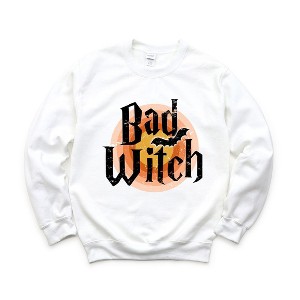 Simply Sage Market Women's Graphic Sweatshirt Bad Witch - 1 of 4