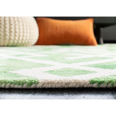 Ivory Elegance Hand-Tufted Wool Square Area Rug